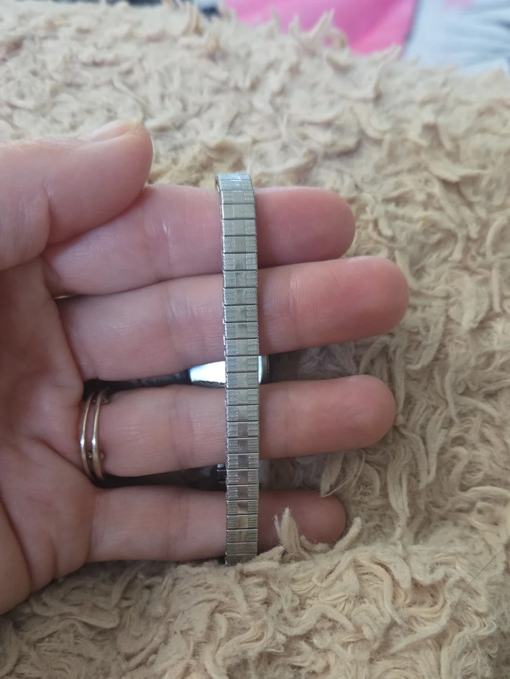 Timex Silver Tone Women's Stretch Band Watch